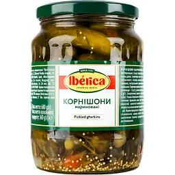 Корнішони мариновані Iberica 3-6 см 720 мл 