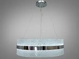 Люстра стельова LED Diasha 7002/800CH 105W, 5775 лм, кришталь, елегантний стиль для вітальні, коридору, спальні - мініатюра 2