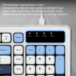 Клавіатура Ajazz AF98 White USB-C (AF98-GB) - мініатюра 12