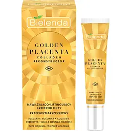 Крем навколо очей Bielenda Golden Placenta проти зморщок зволожувальний підтягувальний 15 мл - мініатюра 2