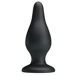Анальна пробка Pretty Love Sturdy Silicone Anal Plug 15.4 см (чорний)
