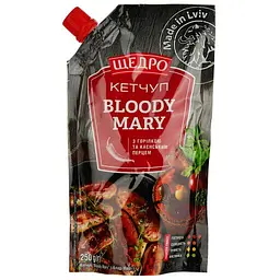 Кетчуп Щедро Bloody Mary, 250 г (875142)