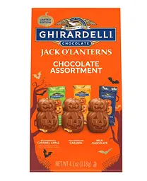Шоколадні цукерки Ghirardelli Jack O' Lanterns Chocolate Assortment 118г - мініатюра 2
