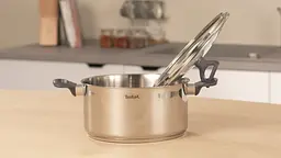 Каструля Tefal Daily Cook з кришкою 24см нержавіюча сталь алюміній бакеліт kuh0014704 - мініатюра 9