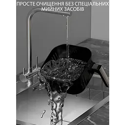 Аерофритюрниця безмасляна Crownberg CB-5550 на 5л електрична з сенсорним керуванням 2000Вт Чорний - мініатюра 6