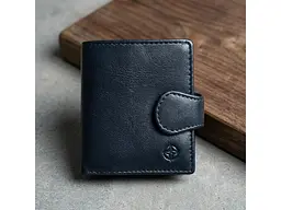 Жіноче портмоне натуральна шкіра Cortina 5037 navy Темно-синє 9,5x10 см TONY PEROTTI acs0032591 - мініатюра 5
