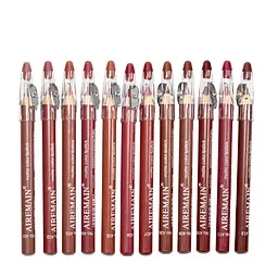 Помада-олівець для губ Airemain matte color lipstick з точилкою упаковка 12 шт