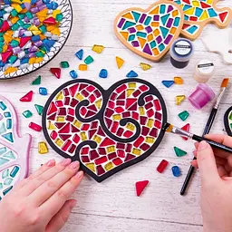 Дитячий набір для творчості кришталева мозаїка Сердце Mosaaro MA2005 - мініатюра 3