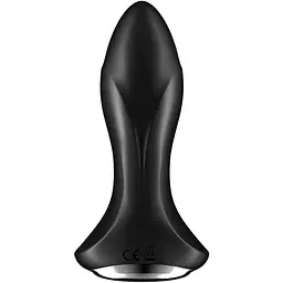 Анальна смарт-вібропробка із перлинним масажем Satisfyer Rotator Plug 1+ Black - мініатюра 7