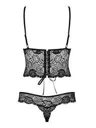 Боді Obsessive Alluria S/M чорний - мініатюра 6