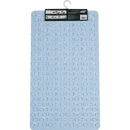 Килимок для ванної Eco Fabric Пелюстки 70х40 см блакитний (7040-003) - мініатюра 4