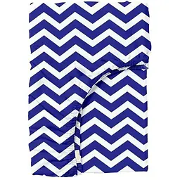 Простирадло Cosas на резинці в дитяче ліжечко 60х120 dark blue zigzag, синій (Зигзаг_синий_15)