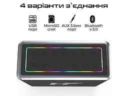 Портативна колонка HiFuture MusicBox 100W Black (musicbox.black) - мініатюра 3