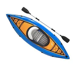 Одномісна надувна байдарка-каяк з веслами Bestway Cove Champion 275 x 81 см (65115) - мініатюра 2