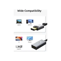 Перехідник Cabletime DisplayPort M to HDMI F 4K60Hz 0.2 m (CA915354) - мініатюра 6
