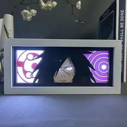 Світильник нічник 3D Наруто Мадара Учіха Naruto Madara Uchiha 20 см NL3D N MU
