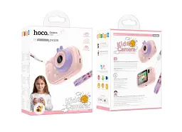 Дитяча цифрова фотокамера Hoco DV205 з підтримкою карти пам'яті 32MP Рожевий - мініатюра 3