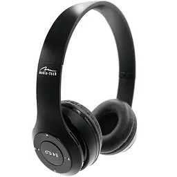 Гарнітура Media-Tech EPSILION BT MT3591 FM/ MP3, Bluetooth+3,5мм, Black - мініатюра 6