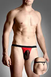 Чоловічі стрінги червоні SoftLine Mens Thongs 4494 XL