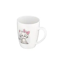 Чашка ARDESTO Cute, 320мл, порцеляна, нержавіюча сталь, білий (AR3040BS) - мініатюра 6