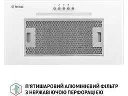 Витяжка Perfelli BI 5256 WH 700 LED - мініатюра 5