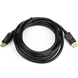 Кабель мультимедійний DisplayPort M to DisplayPort M 5.0m 8K/4K black Atcom (50121)