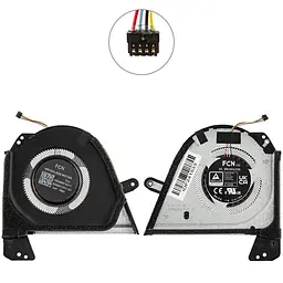 Вентилятор для ноутбука Asus ROG Zephyrus (GU603ZE GU603ZM GU603ZW) CPU Fan 12V