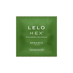 Презервативи LELO HEX Condoms Organic 3 Pack, тонкі та суперміцні - мініатюра 4
