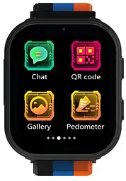 Смарт-годинник Gelius GP-PK008 (Rainbow) з GPS/4G Black - мініатюра 3