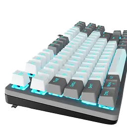 Клавіатура Aula F3287 Blue Switch White/Grey (6948391240688) - мініатюра 3