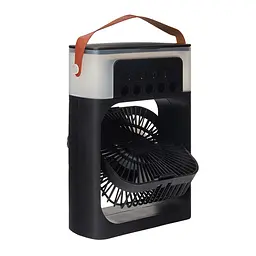 Вентилятор кондиціонер настольный увлажнитель спрей fan USB Type-C 5V 10W 21 × 26 × 9 см 600 мл (7927) - мініатюра 2