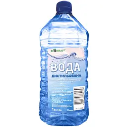 Дистильована вода EcoKraft 1 л