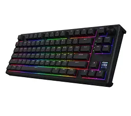 Клавіатура ігрова механічна HATOR HTK-4181 Wireless UA Skyfall 80 PRO Black Aurum Vanila Silent switches
