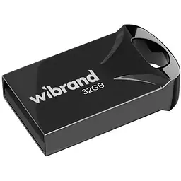 USB флеш накопичувач Wibrand 32GB Hawk Black USB 2.0 (WI2.0/HA32M1B)