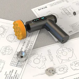 Ручна машина для полірування Lesko LY-02 для авто акумуляторна для полірування чищення машини 3 диска USB - мініатюра 3
