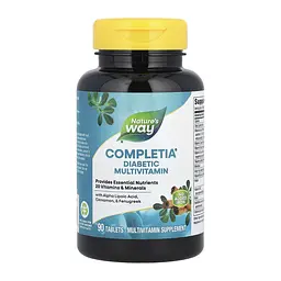 Мультивитамины для диабетиков Completia Diabetic (Iron-Free) - 90 tabs