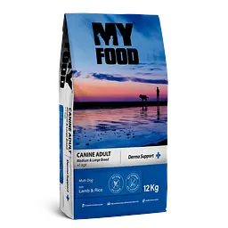Сухий корм Myfood Супердля дорослих собак середніх та великих порід з Ягням та Рисом 12 кг