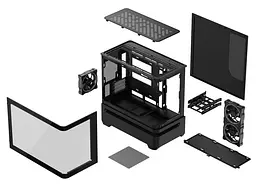 Корпус ASUS PRIME AP202 TG ARGB BLACK (90DC00P0-B19000) - мініатюра 7