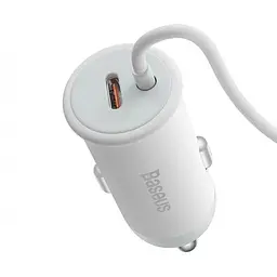 Автотримач з бездротовою зарядкою Baseus CW01 Magnetic Wireless 40 W (SUCX040102) білий - мініатюра 3