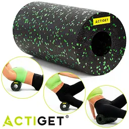Масажний ролик Actiget EPP 29.5 x 15 см (валик, роллер) ACT0094 Black/Green - мініатюра 5