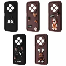 Чохол-накладка Pretty Things Case для Xiaomi Redmi 14C 4G/Poco C75 Brown/Rabbit - мініатюра 2