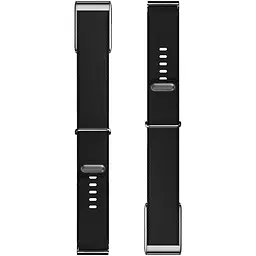 Ремінець ArmorStandart Leather Loop для Whoop 5.0 / MG Black with Siver (ARM90087) - мініатюра 4