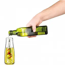 Скляний дозатор оливи 500 мл, Simple Glass Oil Bottle - мініатюра 5