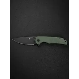 Ніж складаний туристичний Sencut Praktisk, (9.1 см) 9Cr18MoV / Micarta темно-зелений - мініатюра 15