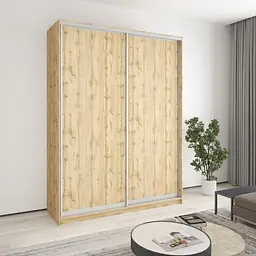 Шафа-купе дводверна MebelStar Комбо AL 2ДСП 180x45x240 см Дуб тахо (MBS-4067)