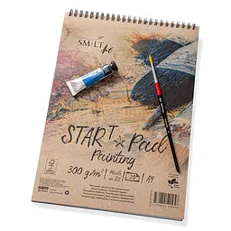 Альбом на спіралі SM-LT Art Start mixed media А4 300 г/м2 20 аркушів - мініатюра 2