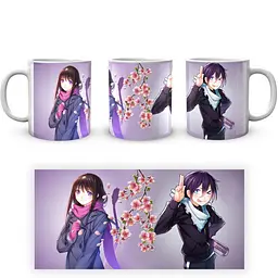 Кухоль GeekLand Noragami Бездомний Бог Хійорі, Ято і гілочка сакури NRG 02.012 330 мл білий - мініатюра 3