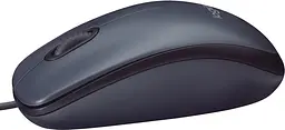 Миша Logitech M90 Full-Size Corded Mouse USB dark (910-001793 / 910-001794) - мініатюра 4