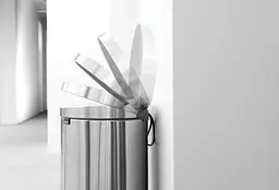 Бак для сміття Brabantia Pedal Bin FlatBack, матовий сталевий, 40 л (482021) - мініатюра 7