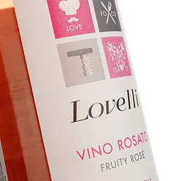 Вино Lovelli Vino Rosato d'Italia, рожеве, сухе, 11%, 0,75 л - мініатюра 3